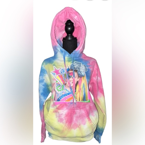 🎉 JOJO!! PASTEL TIE-DYE 2022 DREAM CONCERT HOODIE! #NICKELODEON *RARE* - Picture 12 of 16